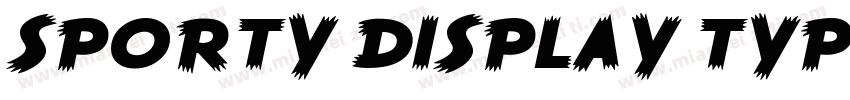 Sporty Display Typeface字体转换
